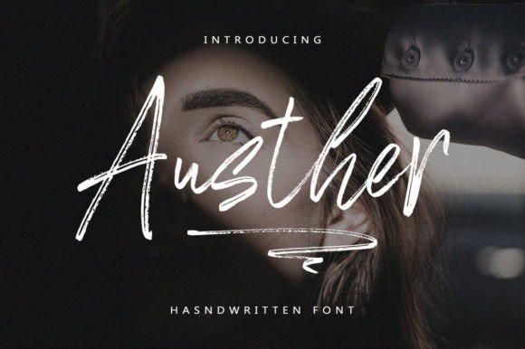 Austher: Elevating Hand-Brush Typography for Creative Projects
