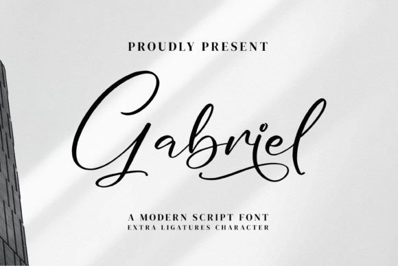 Gabriel: Elevating Your Design Projects with Enchanting Handwritten Elegance