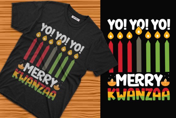 Merry Kwanzaa T-shirt Design: Elevate Your Print-on-Demand Collection
