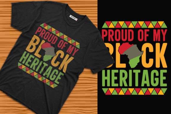 Proud of My Black Heritage Kwanzaa Tee: Elevating Print-on-Demand with Culturally Resonant Design