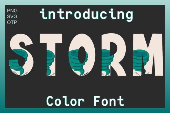 Storm: Elevating Visual Communication with Futuristic Typography