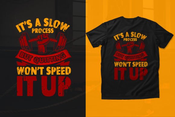 Vintage Gym T-Shirt Design for Fitness Brands